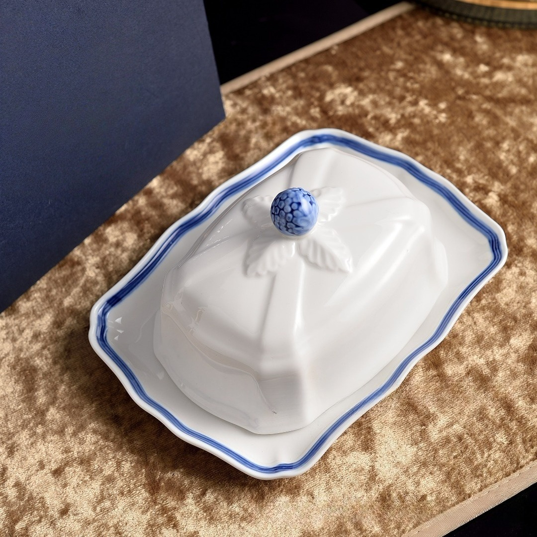 Kitchen Baking Tray Set - Ceramic Butter Dish with Lid Butter