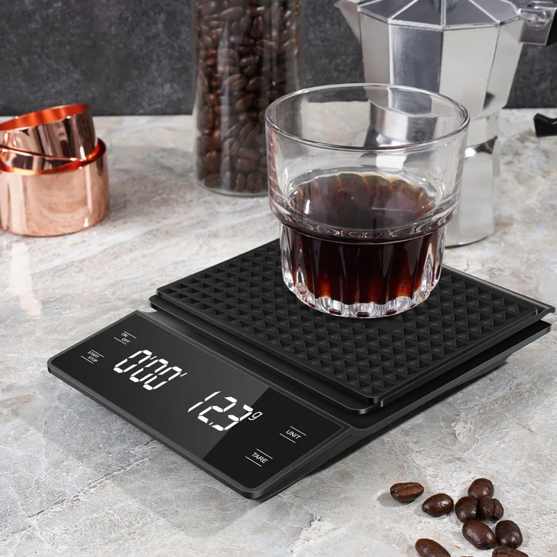 Kitchen Baking Timer - 3kg/0.1g Coffee Scale with Timer Kitchen