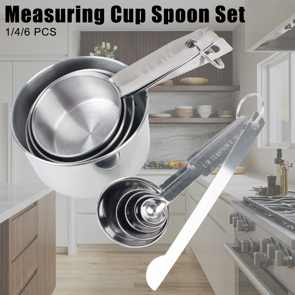 Kitchen Baking Kit - Stackable Measuring Cups and Spoons Set