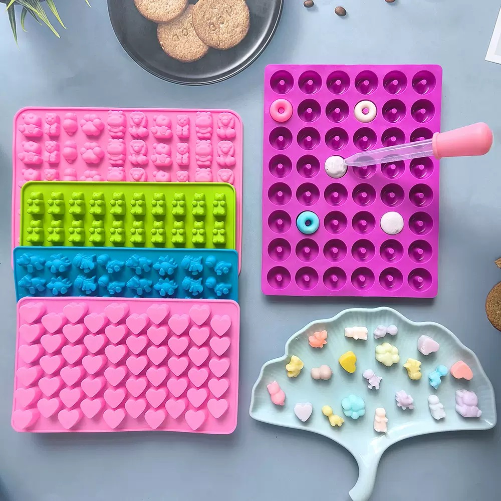 7Pcs Candy Silicone Moulds wit – обзор и цена Baking Kitchen Set