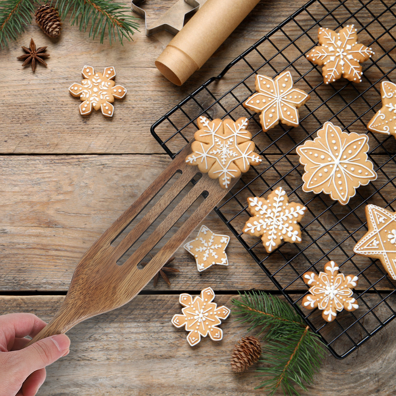 5Pcs Wooden Pizza Paddle Set N – обзор и цена Baking Kitchen Set