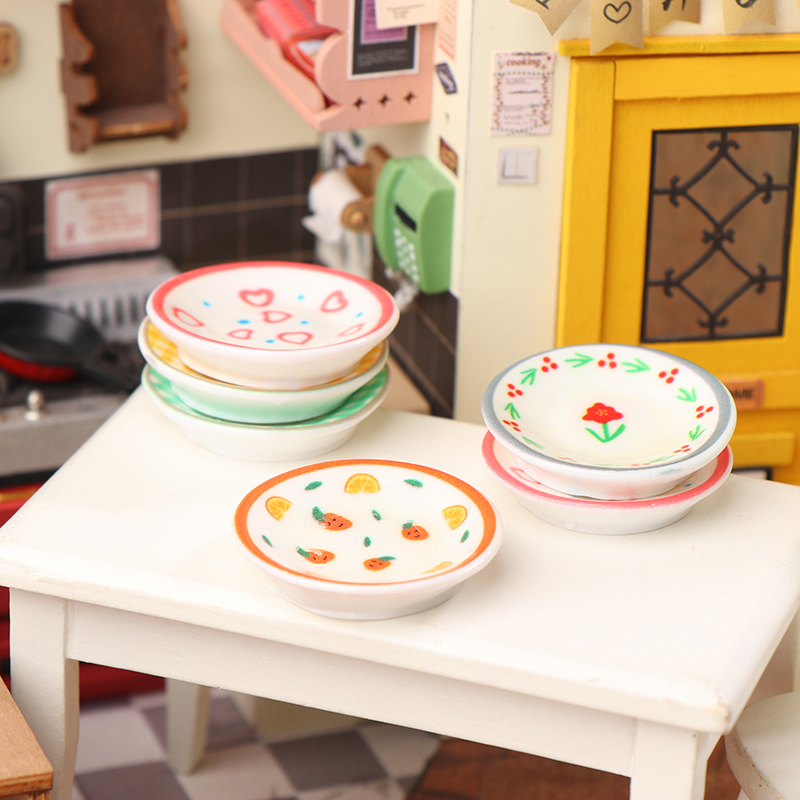 5Pcs 1/12 Dollhouse Mini Plate – обзор и цена Miniature Baking Kitchen