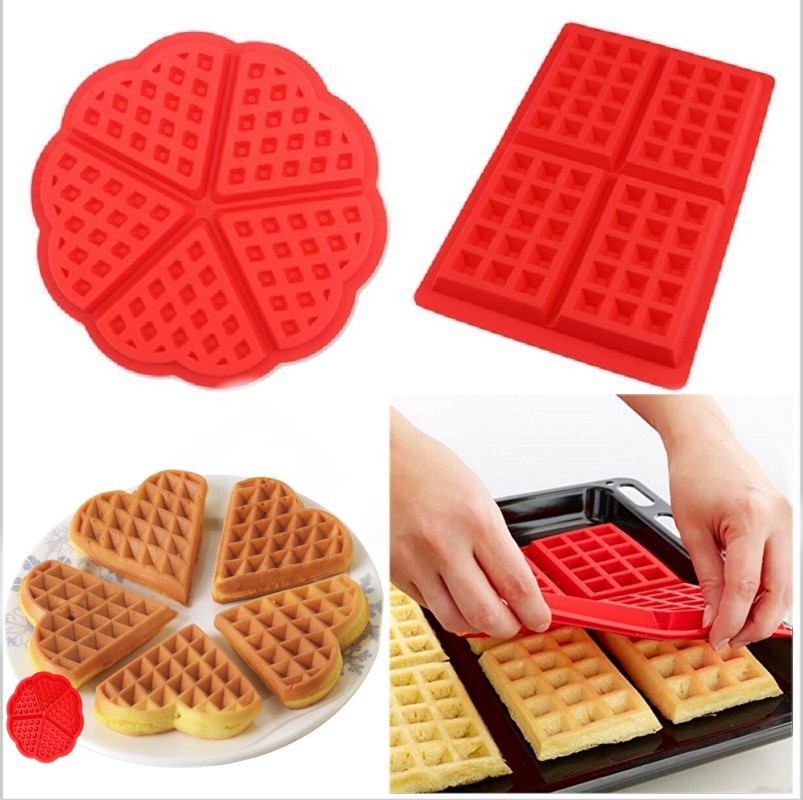 Food Grade Silicone Waffle Mol – обзор и цена Kitchen Baking Kit