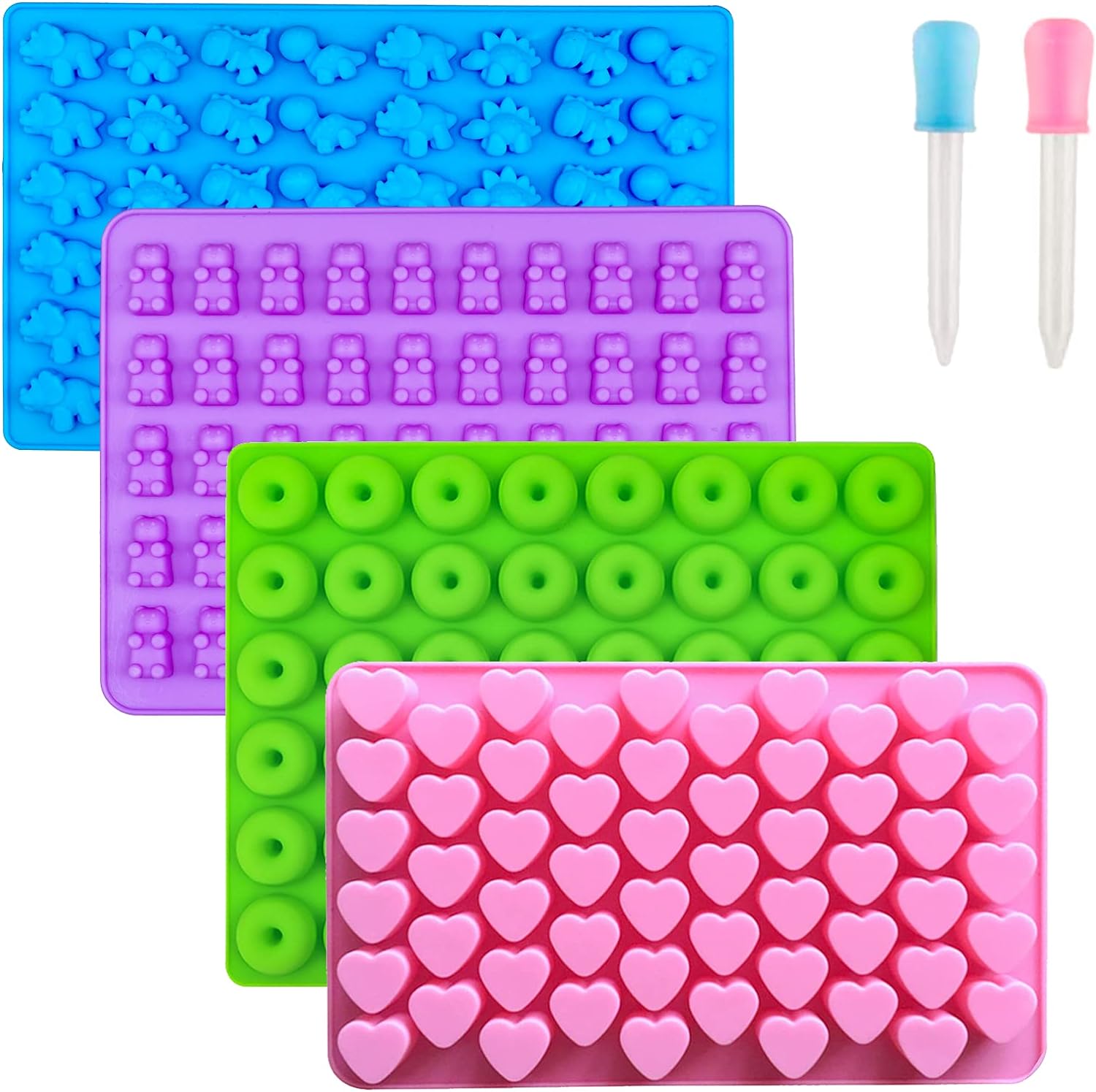 6Pcs Candy Silicone Moulds wit – обзор и цена Kitchen Baking Tray Set