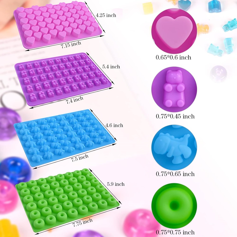 6Pcs Candy Silicone Moulds wit – обзор и цена Kitchen Baking Tray Set