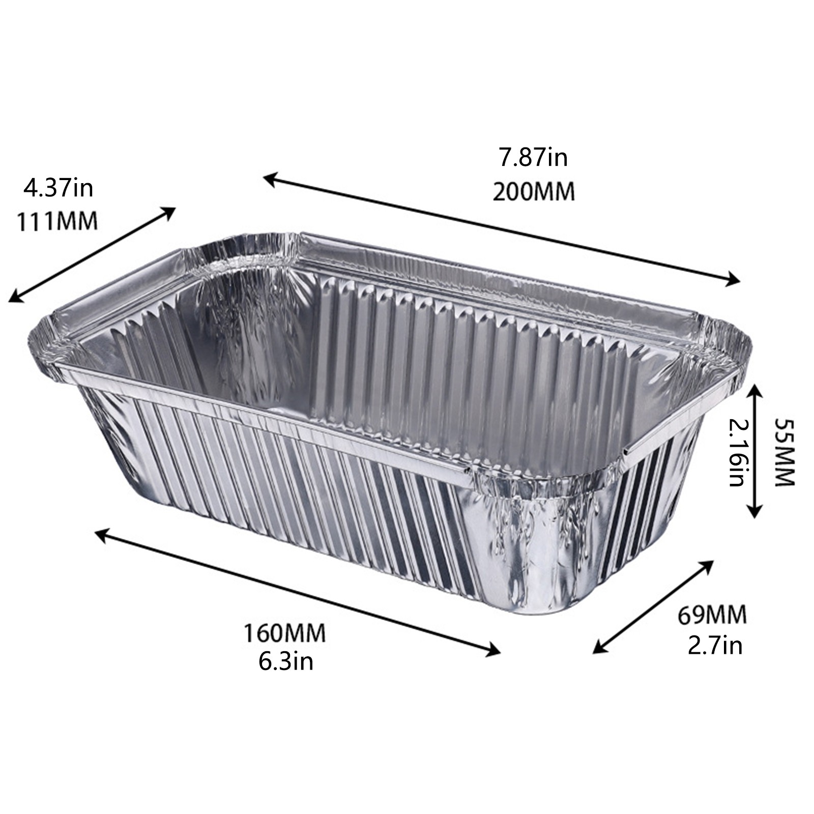 20pcs Large Deep Disposable Al – обзор и цена Kitchen Baking Tray Set