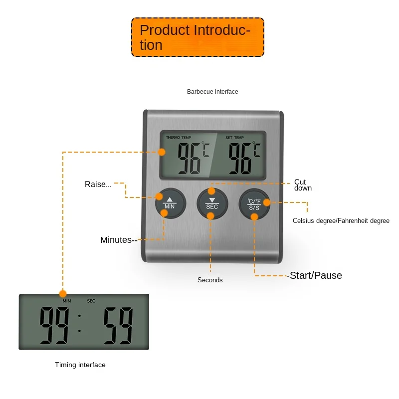 Tp700 Digital Remote Wireless  – обзор и цена Kitchen Baking Timer