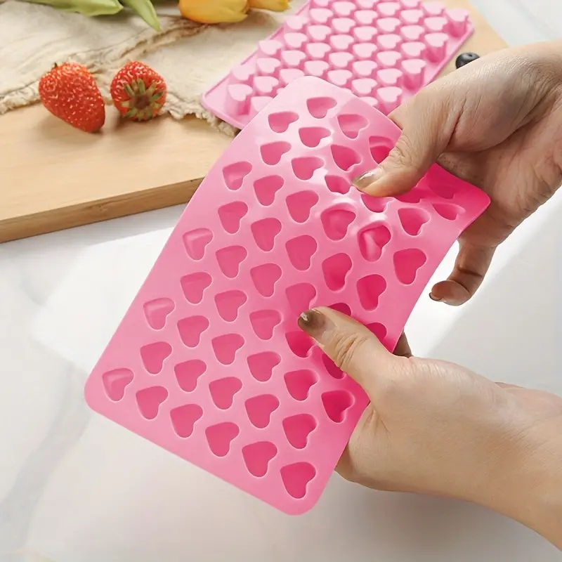 55 Mini Heart Shapes Silicone  – обзор и цена Miniature Baking Kitchen