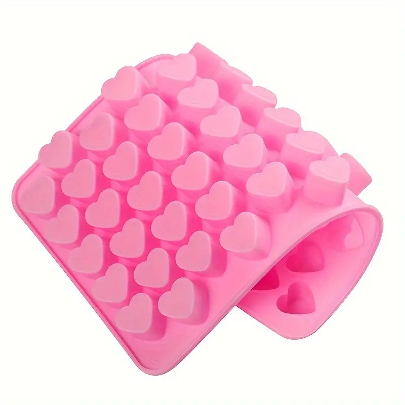 55 Mini Heart Shapes Silicone  – обзор и цена Miniature Baking Kitchen