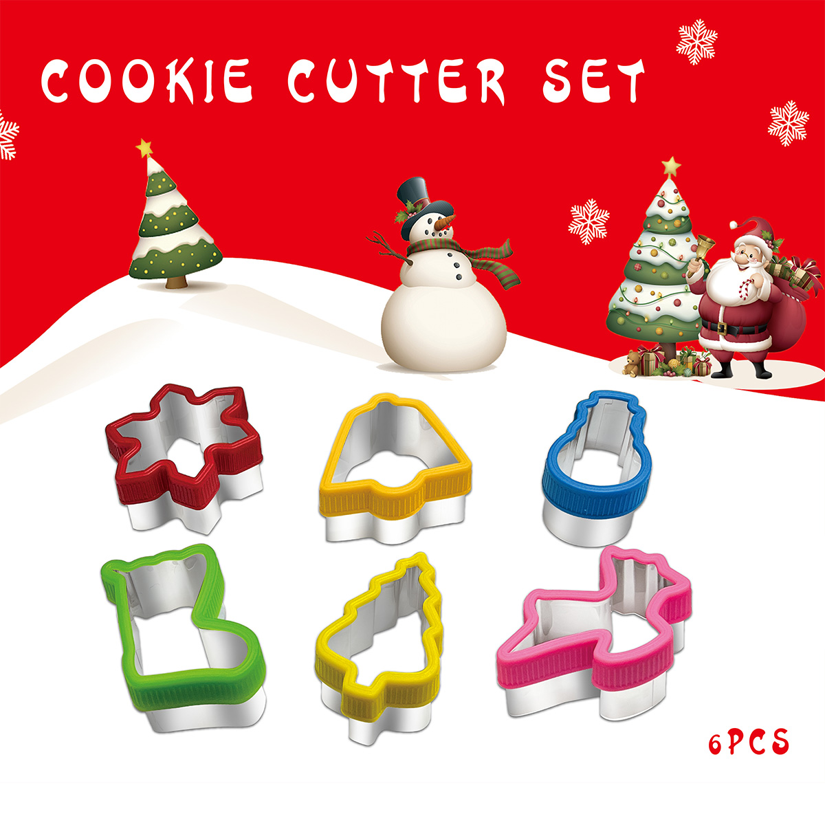 Christmas cookie cutting handg – обзор и цена Baking Kitchen Set