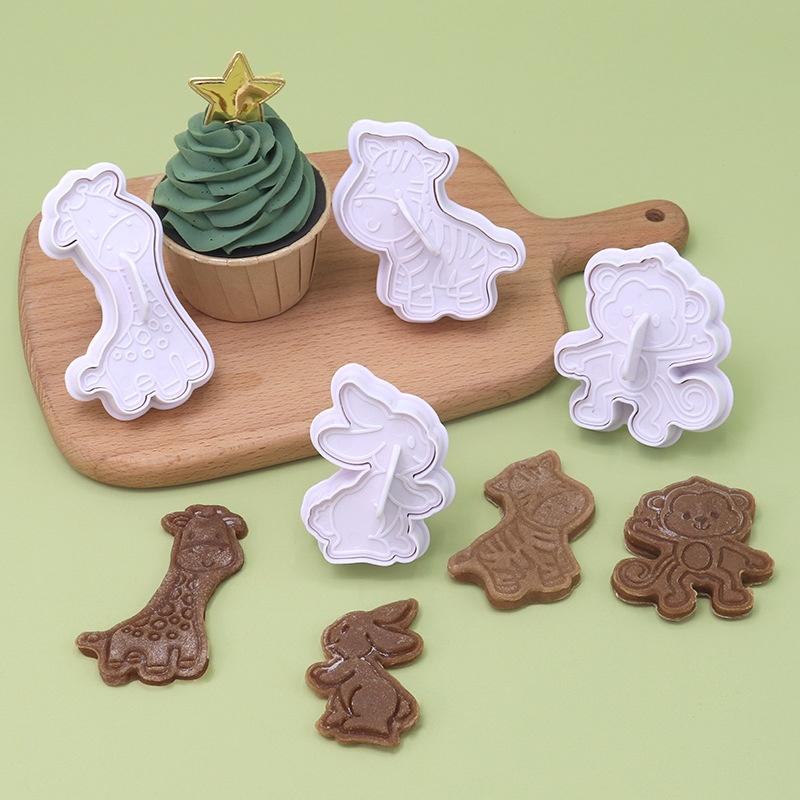 4Pcs Animal Cookie Cutter Set  – обзор и цена Kitchen Kids Baking Set