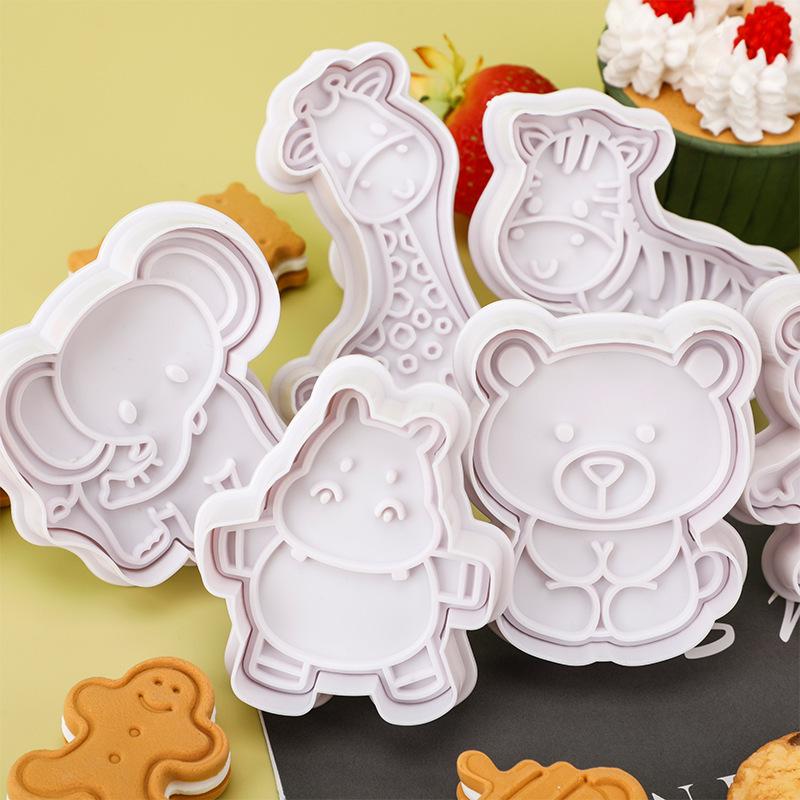 4Pcs Animal Cookie Cutter Set  – обзор и цена Kitchen Kids Baking Set