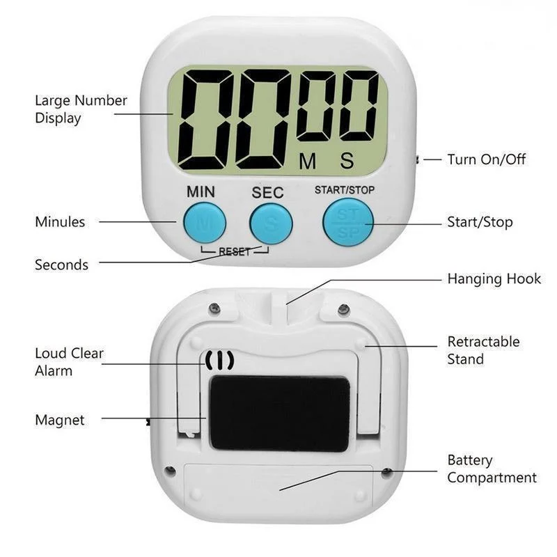 Mini Digital Kitchen Timer Big – обзор и цена Kitchen Baking Timer