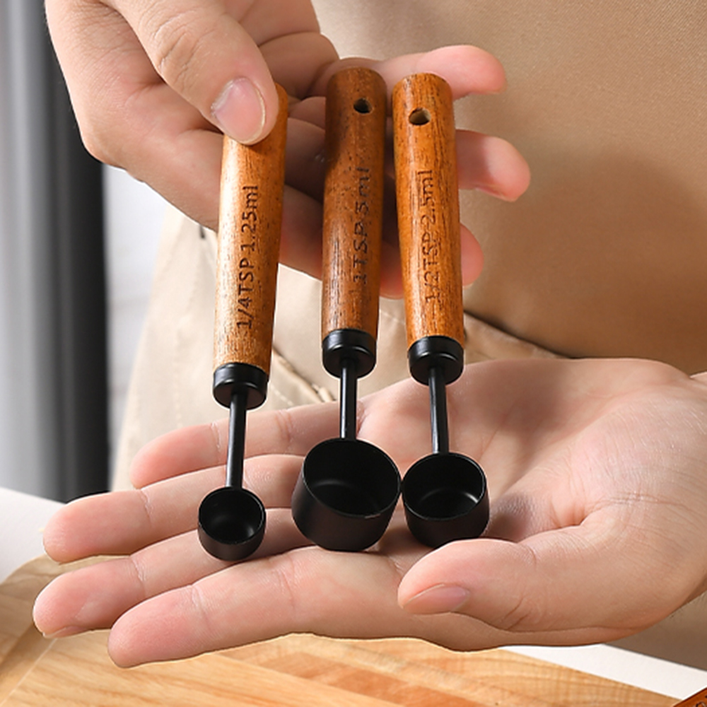 4Pcs/Set Silver Wooden Handle  – обзор и цена Kitchen Baking Kit