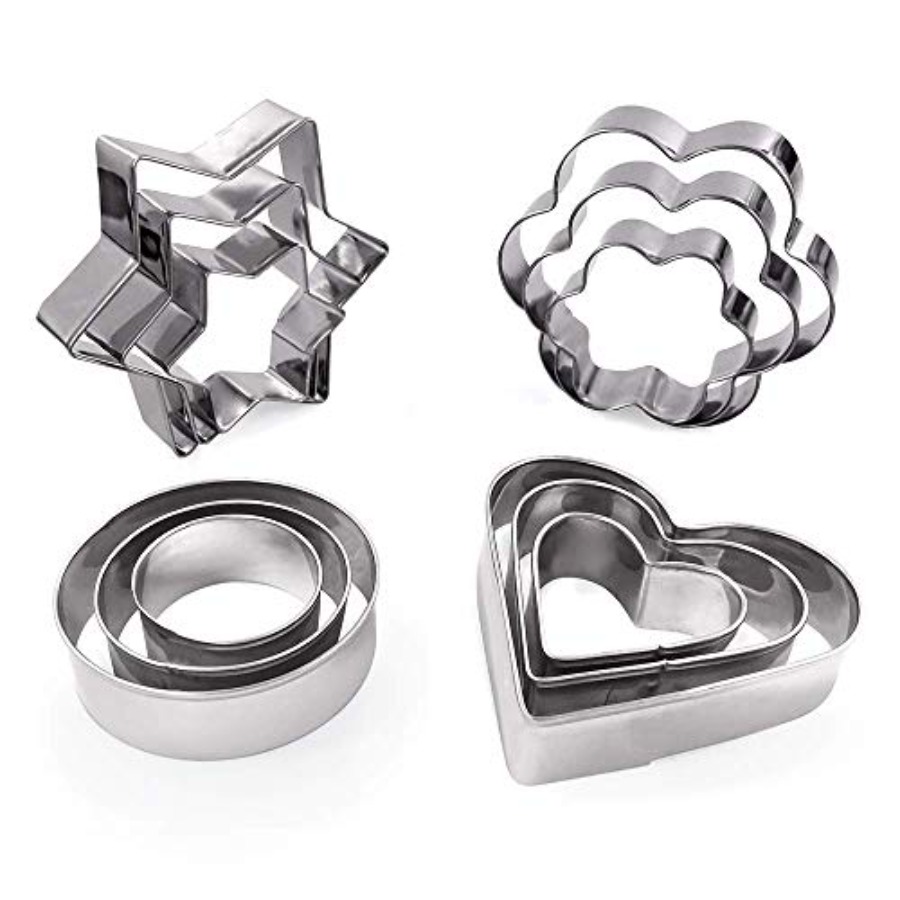 12PCS Stainless Steel Cookie C – обзор и цена Baking Kitchen Set