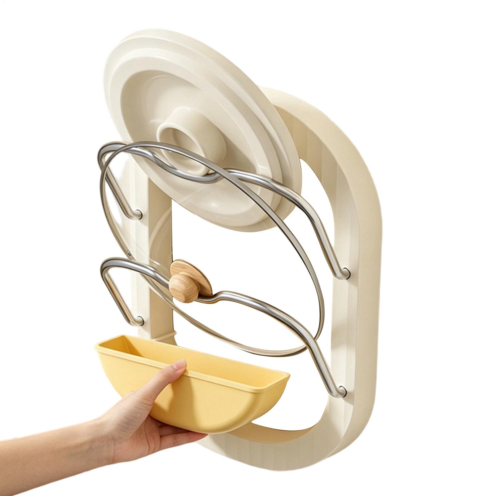 Pot Lid Rack 2-Tier Wall Mount – обзор и цена Kitchen Baking Pantry