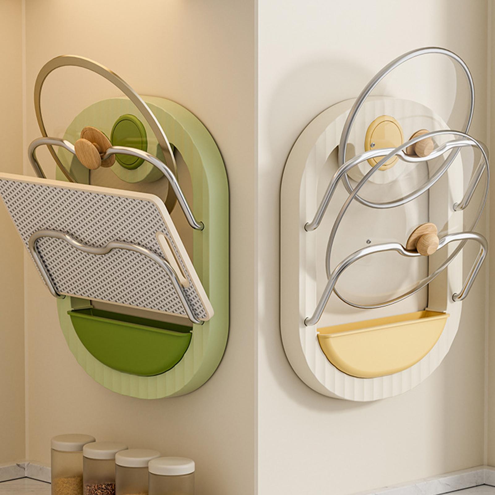 Pot Lid Rack 2-Tier Wall Mount – обзор и цена Kitchen Baking Pantry