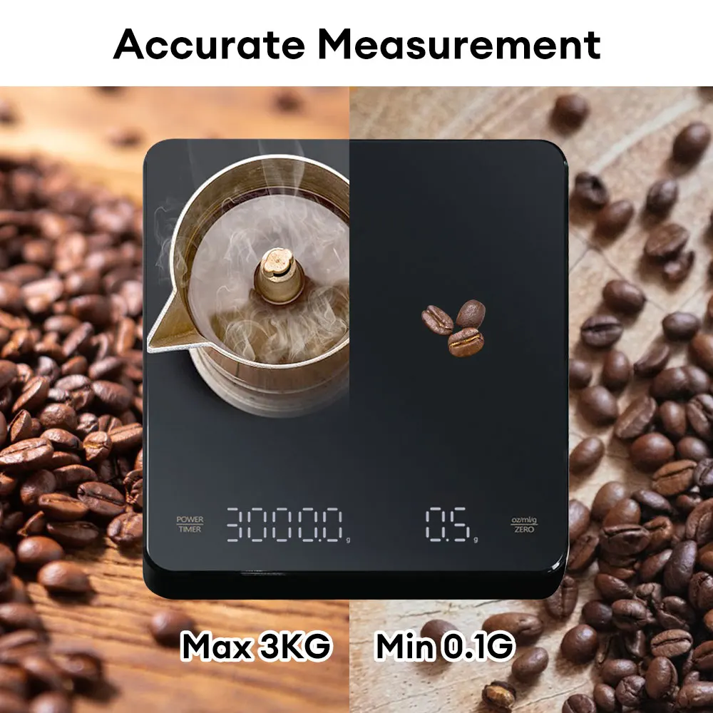 USB 3kg Digital Coffee Scale w – обзор и цена Kitchen Baking Timer