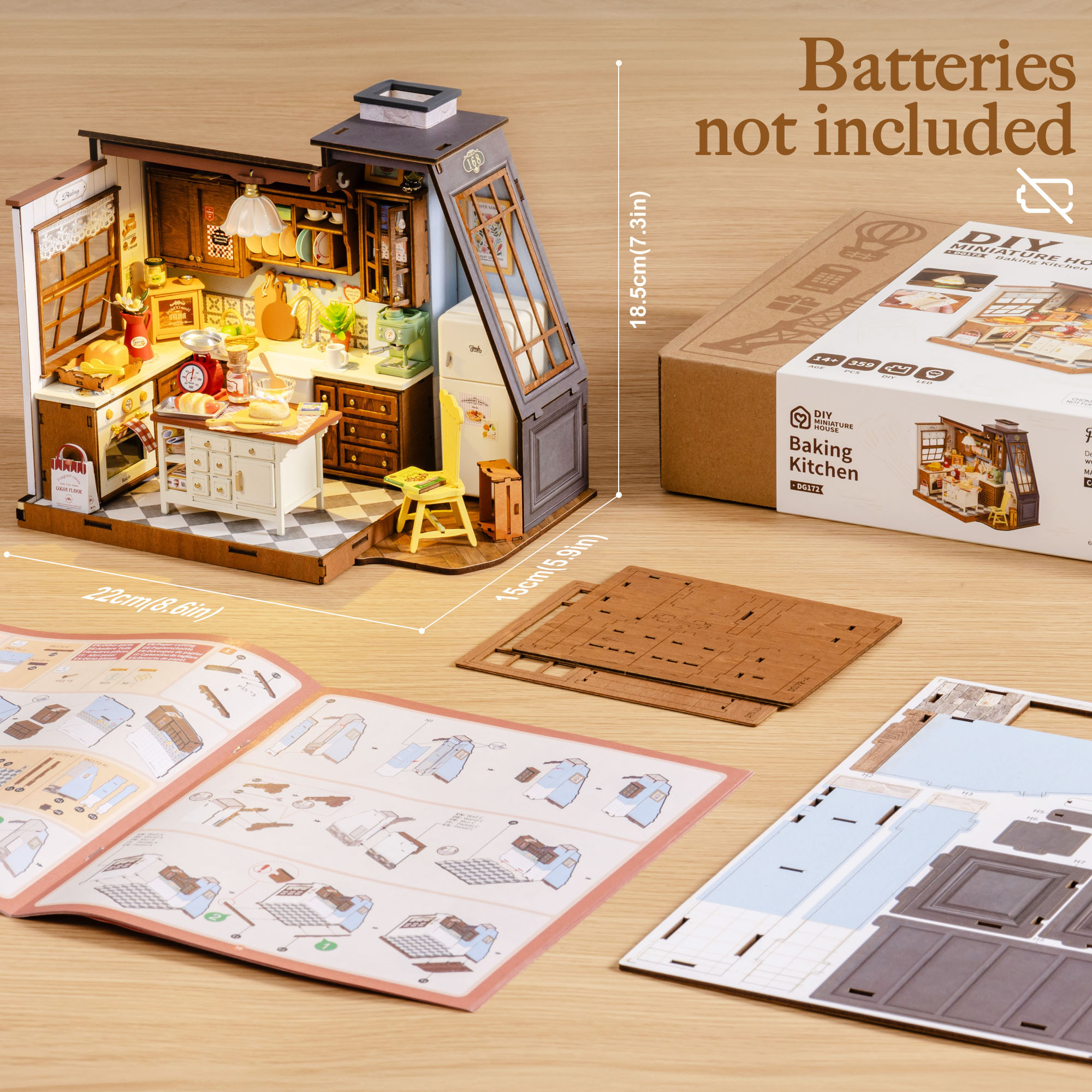 Rolife DIY Miniature House Kit – обзор и цена Homely Baking Kitchen Rolife