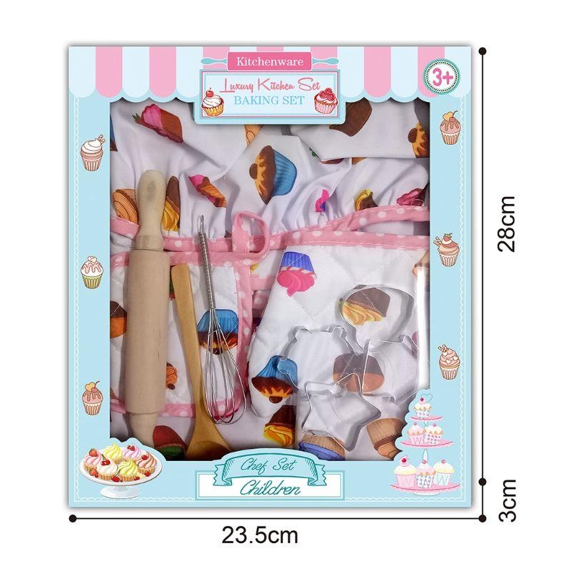 Q0KB Kids Cooking Apron Gloves – обзор и цена Kitchen Kids Baking Set