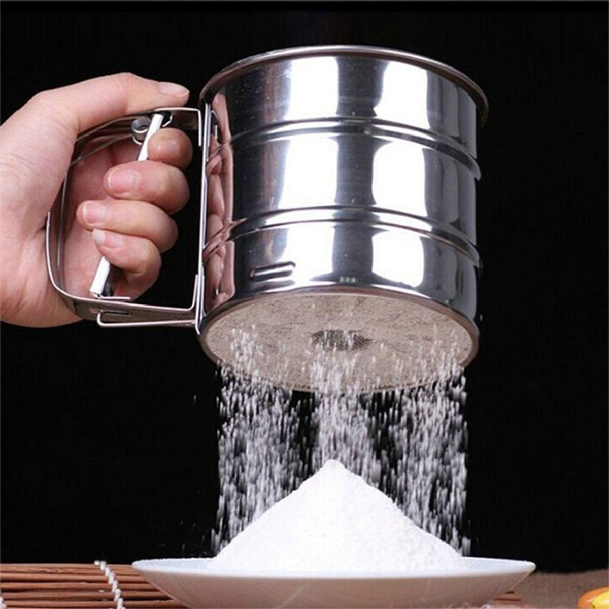 Sifter Strainer Stainless Stee – обзор и цена Baking Powder Kitchen