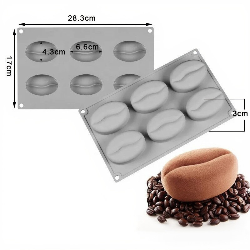 6/12/28 Cavity Coffee Bean Sil – обзор и цена Kitchen Baking Kit