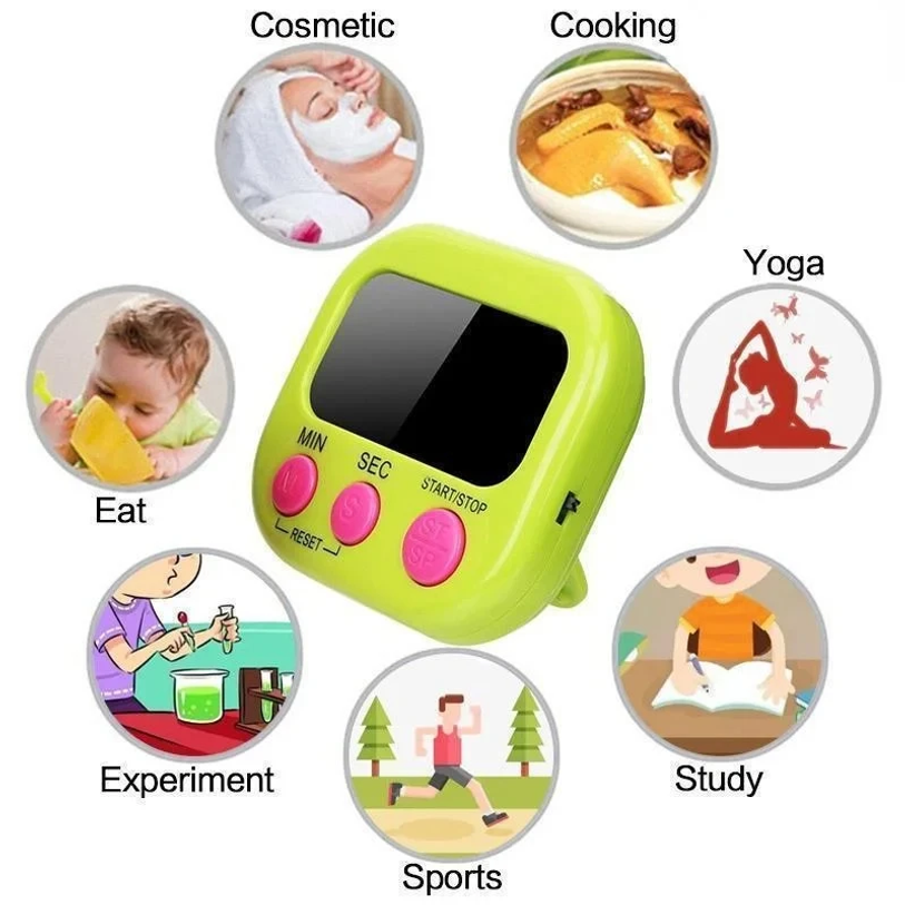 Kitchen Timer Magnetic LCD Dig – обзор и цена Kitchen Baking Timer