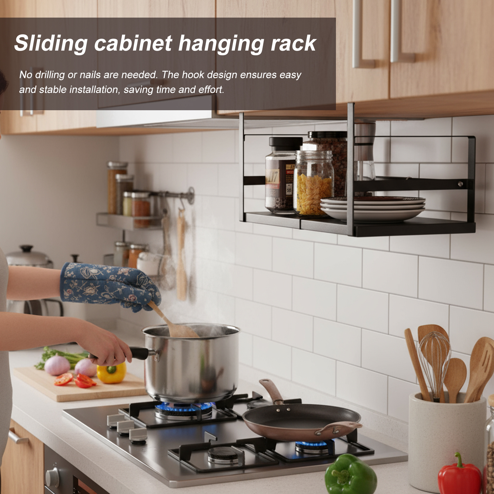 Expandable Cabinet Organizer S – обзор и цена Kitchen Baking Pantry