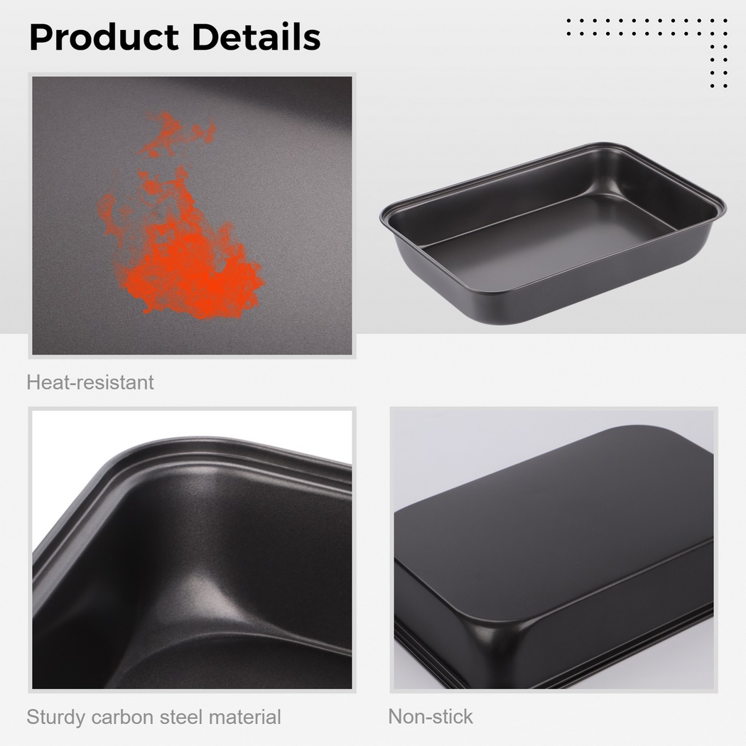 3-Sized 3Pcs/Set Non-Stick Ove – обзор и цена Kitchen Baking Tray Set