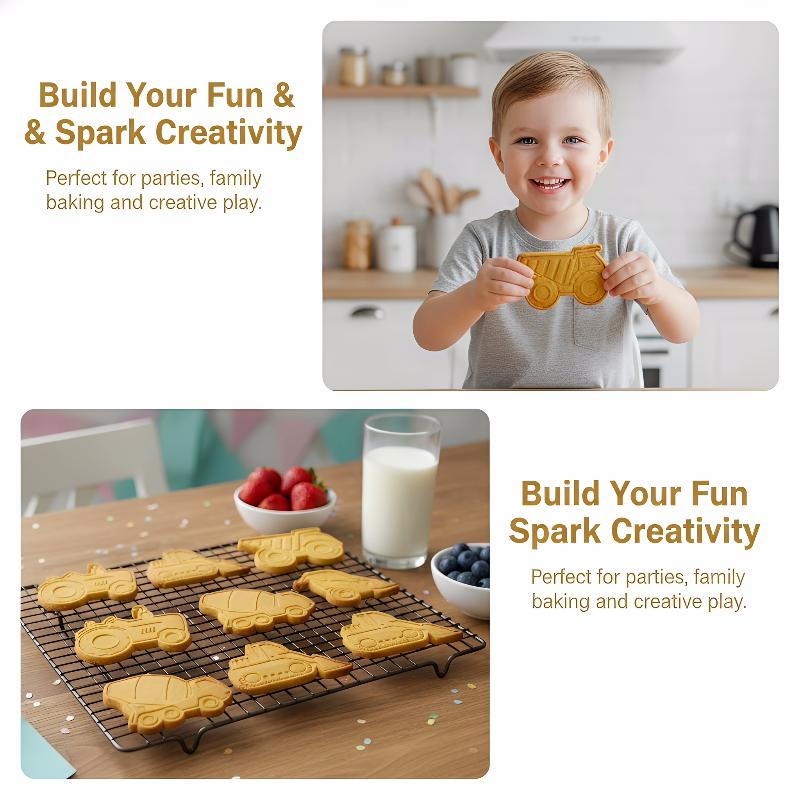 3D Car Plane Cookie Cutter Set – обзор и цена Kitchen Kids Baking Set