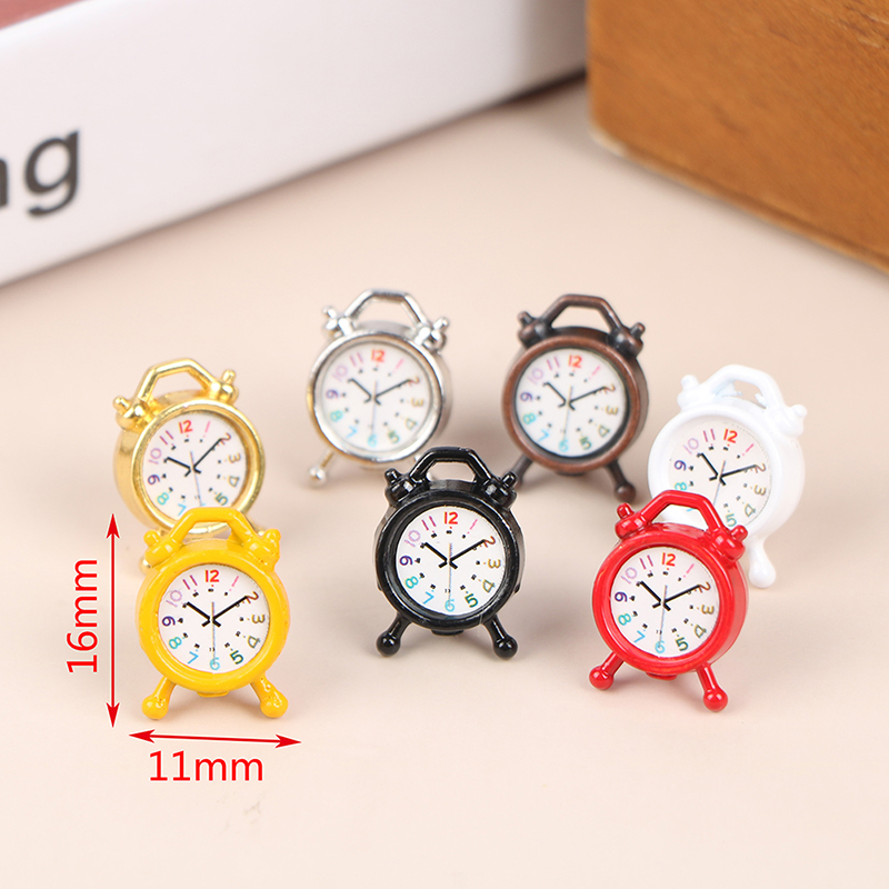 1PC 1:12 Scale Alarm Clock Dol – обзор и цена Miniature Baking Kitchen