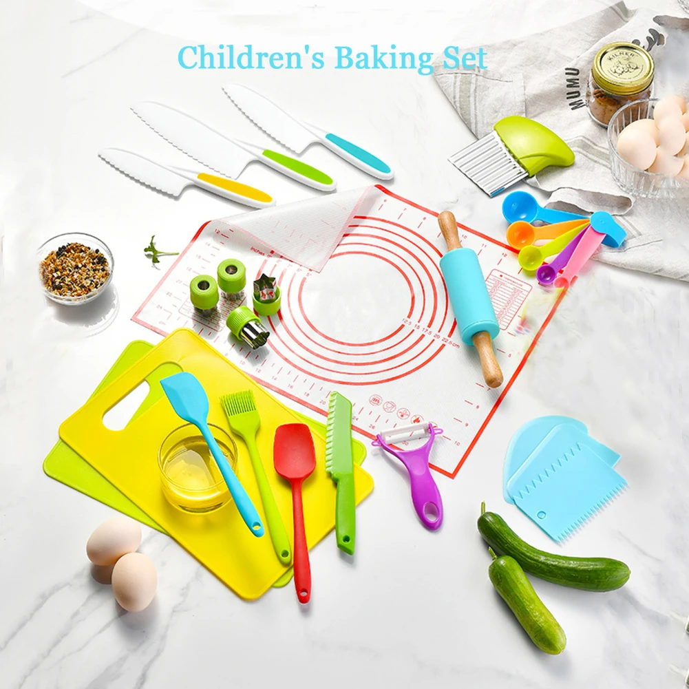 15 Pcs Kids Kitchen Tools Cutt – обзор и цена Kitchen Kids Baking Set
