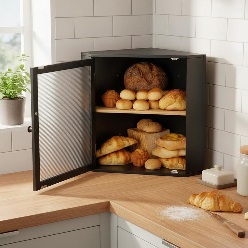 Bamboo Pastry Bin Double Layer – обзор и цена Kitchen Baking Pantry
