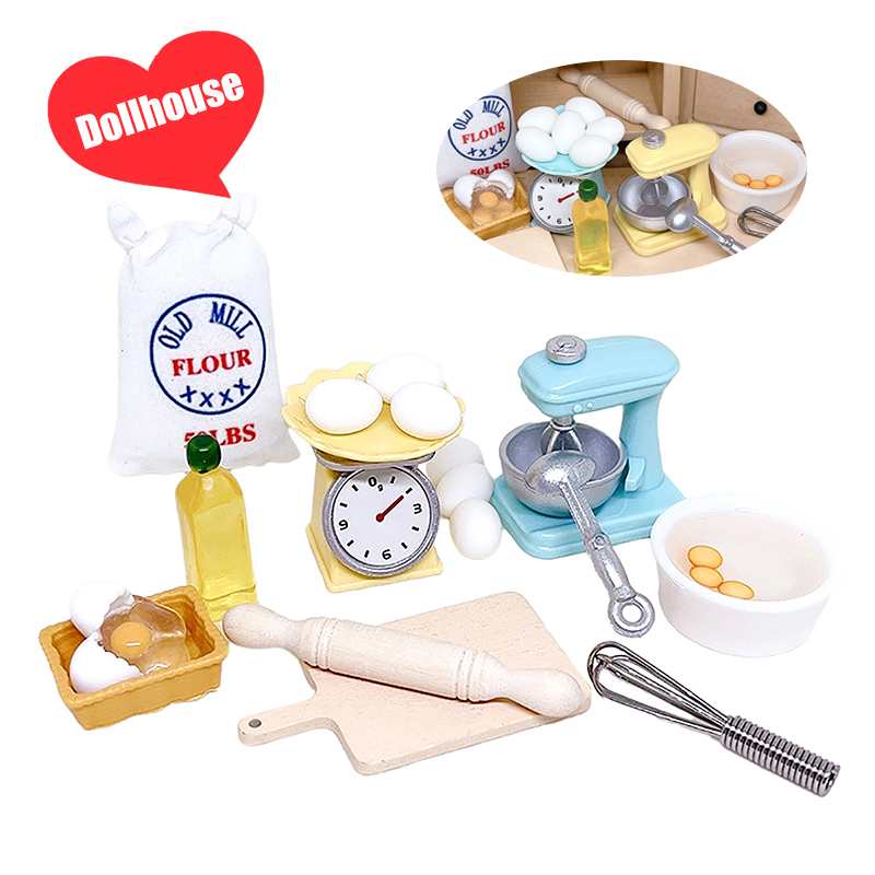 1Set 1:12 Dollhouse Miniature  – обзор и цена Miniature Baking Kitchen