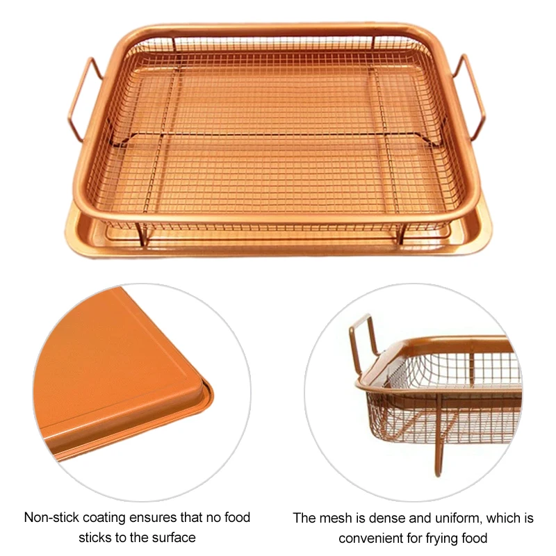 Copper Baking Tray Oil Frying  – обзор и цена Kitchen Baking Tray Set