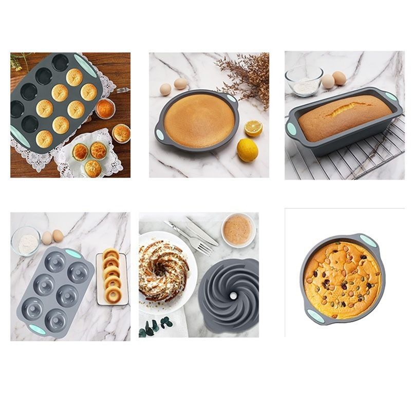ABUP-Silicone Bread Muffin Mol – обзор и цена Kitchen Baking Tray Set