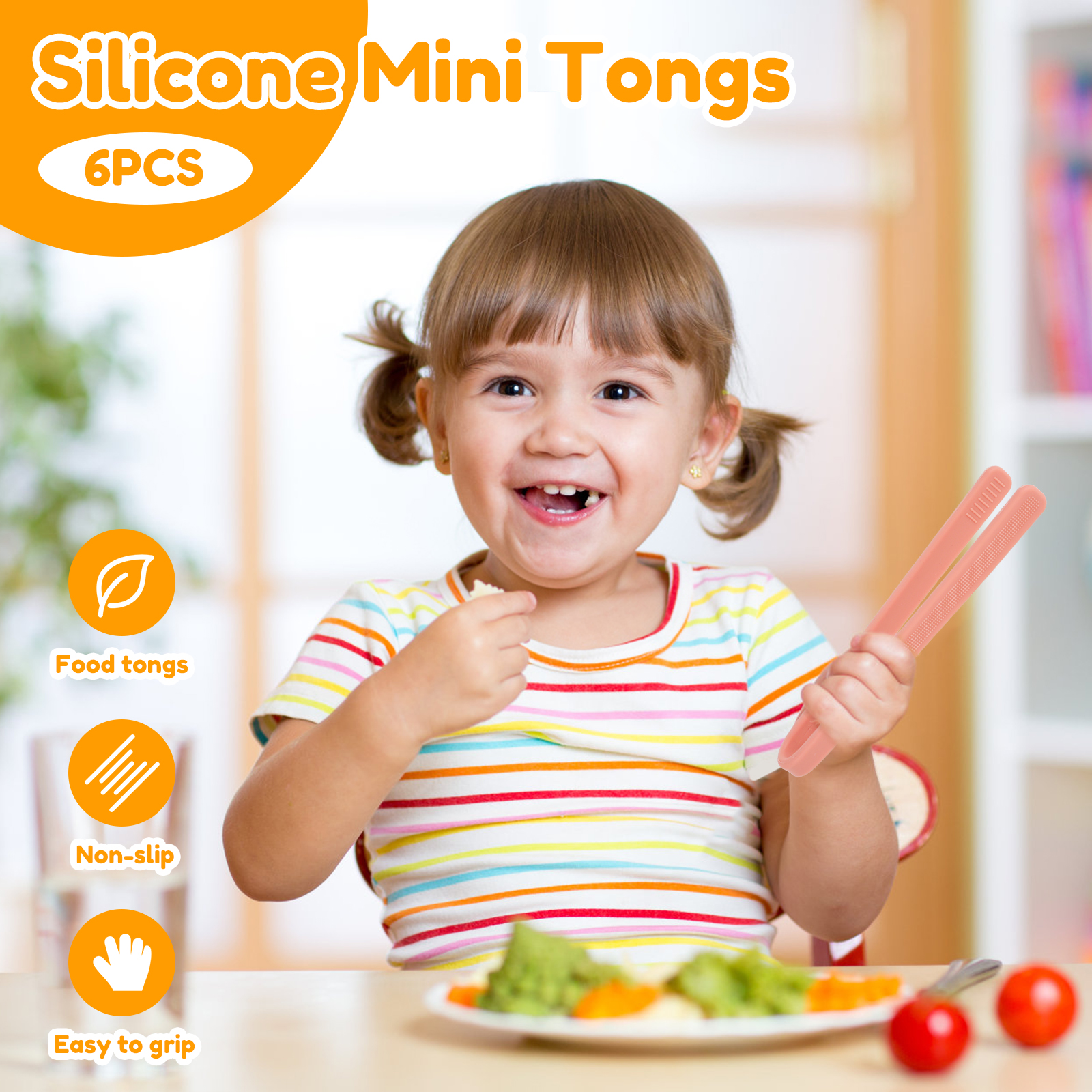 6Pcs Silicone Tongs Portable S – обзор и цена Miniature Baking Kitchen