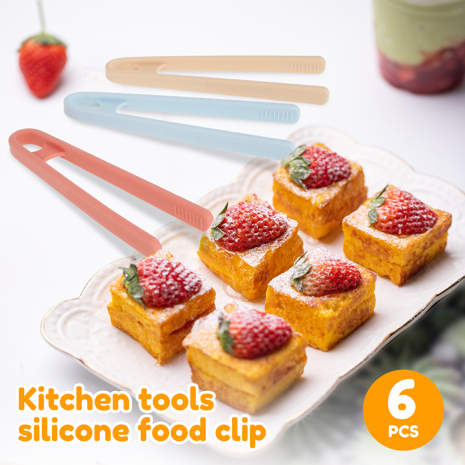 6Pcs Silicone Tongs Portable S – обзор и цена Miniature Baking Kitchen