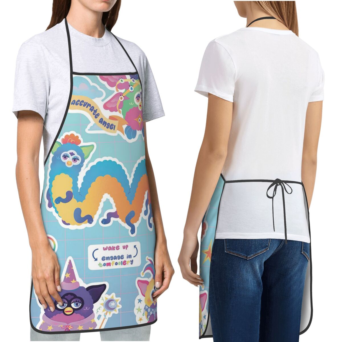 Nightmare Furby Cartoon Aprons – обзор и цена Kitchen Nightmares Baking