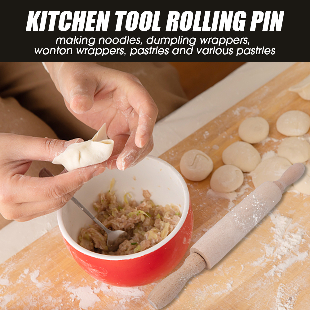 1Pcs Wooden Rolling Pin Househ – обзор и цена Baking Powder Kitchen