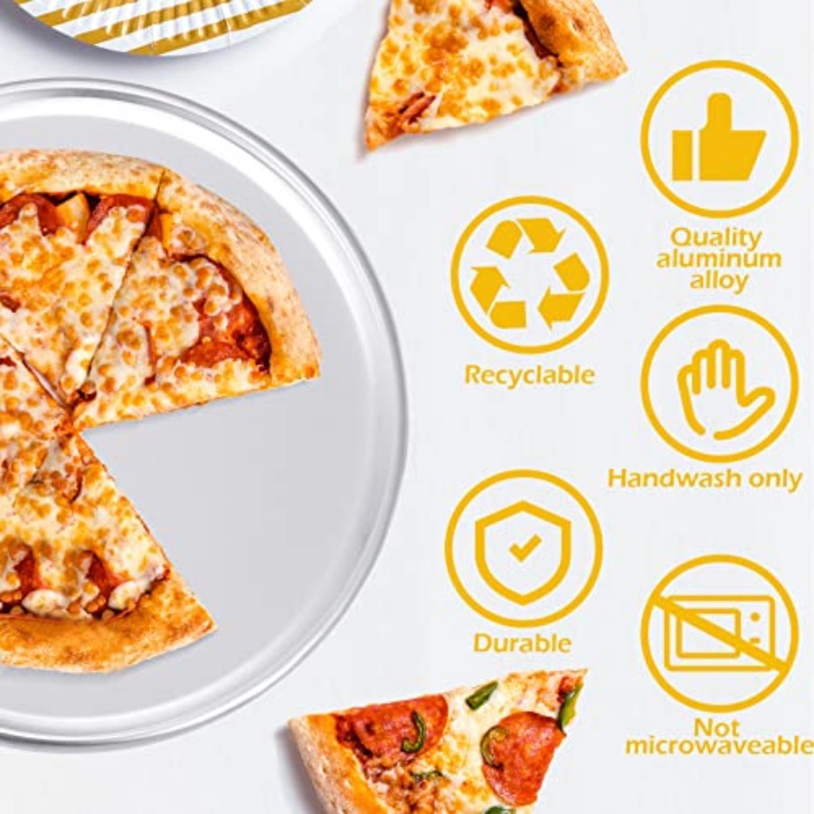 Pcs Pizza Pan Bulk Restaurant  – обзор и цена Kitchen Baking Tray Set