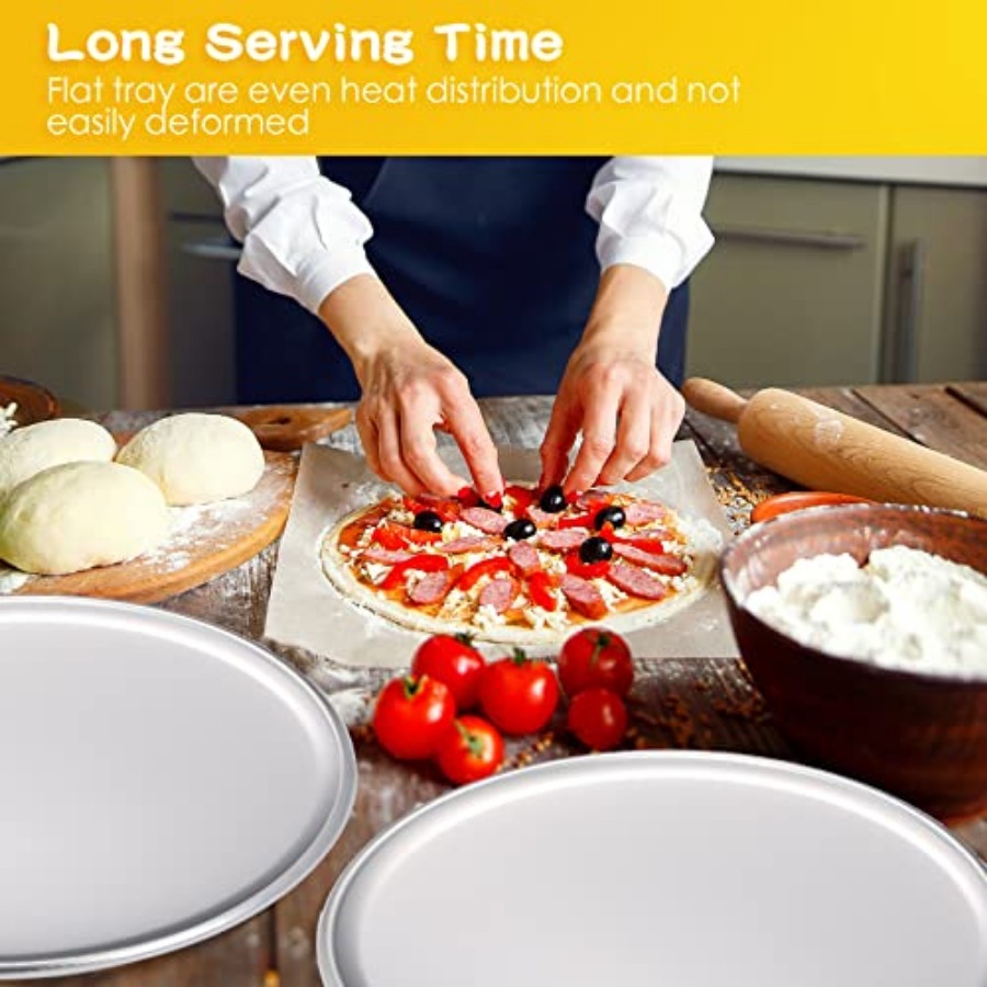Pcs Pizza Pan Bulk Restaurant  – обзор и цена Kitchen Baking Tray Set