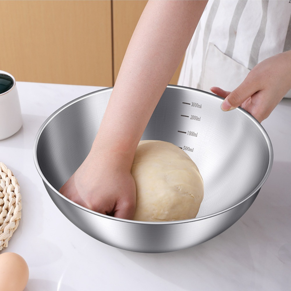 3pcs Stainless Steel Bowl Set  – обзор и цена Baking Kitchen Set