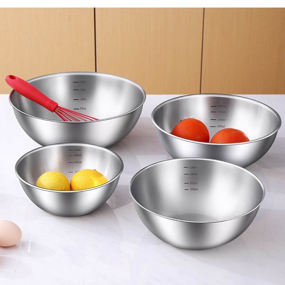 3pcs Stainless Steel Bowl Set  – обзор и цена Baking Kitchen Set