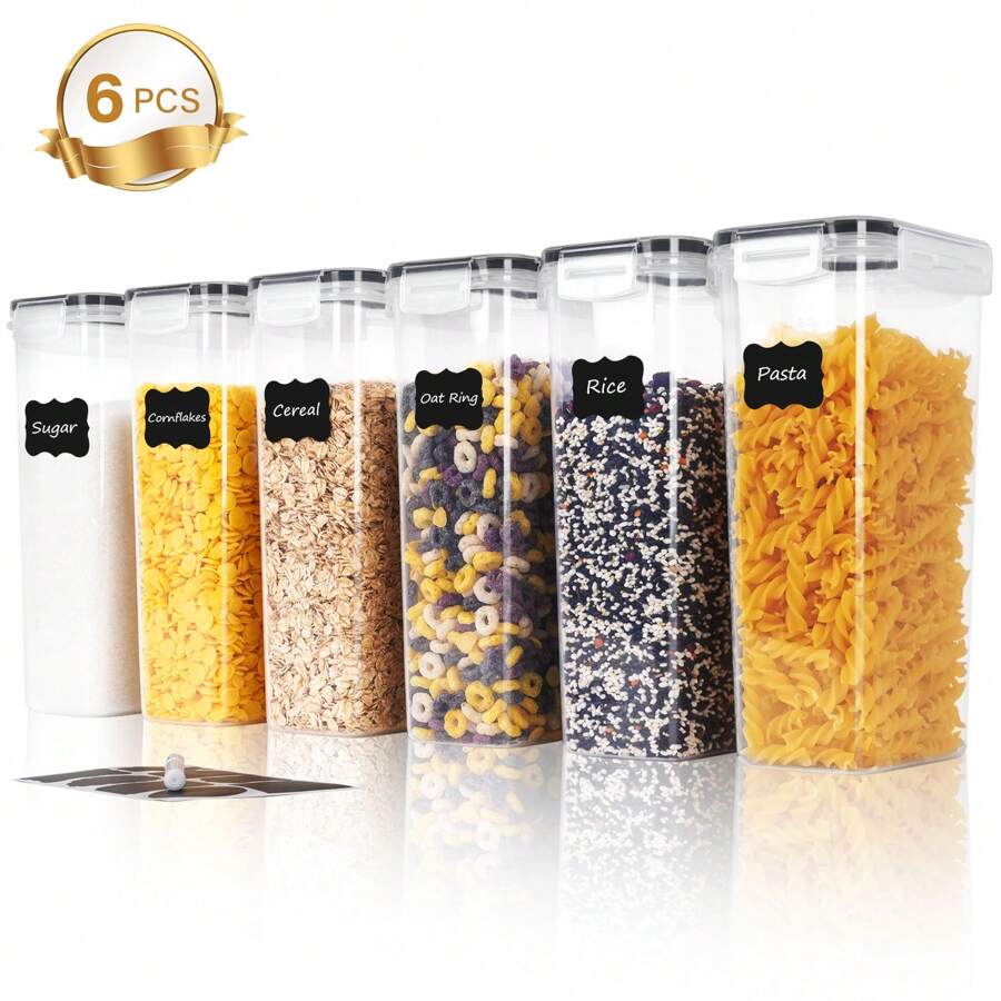 THELIFE 3/6pcs Large Food Stor – обзор и цена Kitchen Baking Pantry