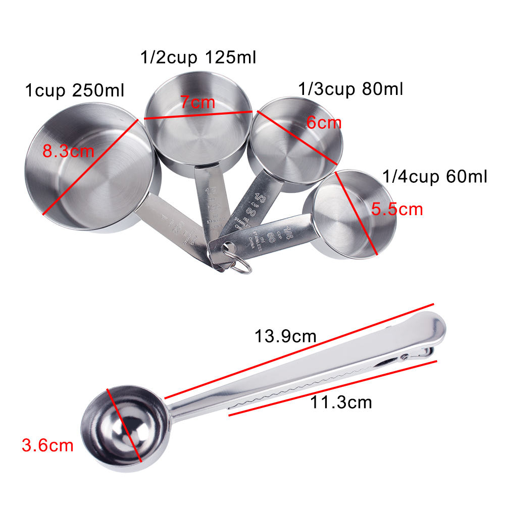Stackable Measuring Cups and S – обзор и цена Kitchen Baking Kit
