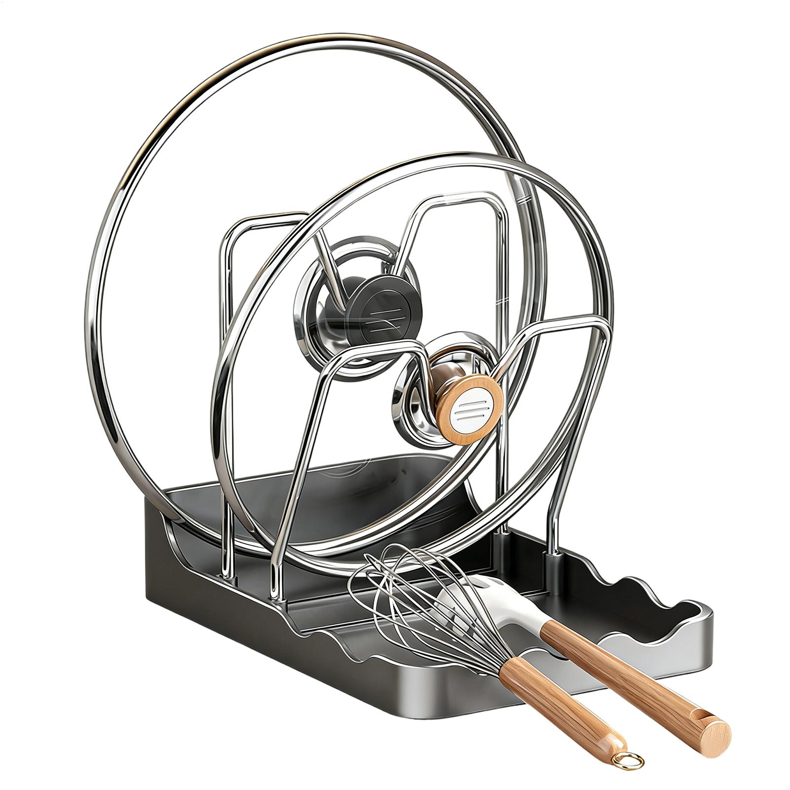 Pot Lid Rack Vertical Spoon St – обзор и цена Kitchen Baking Pantry